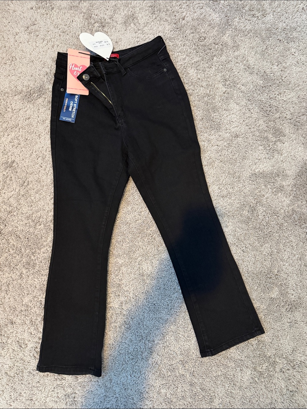Heart & Hips Black Flare Jeans